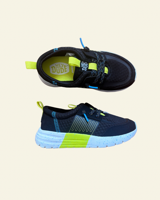 HEYDUDE | Youth | Sirocco Play Y Speed Stripe Black