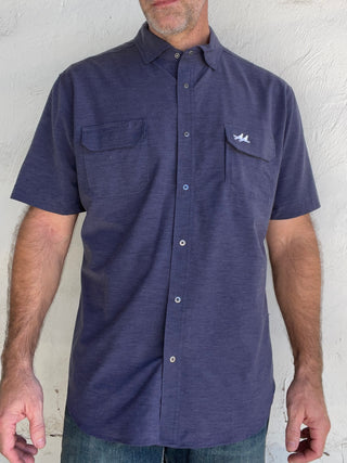Two Dove Outdoors | The Rio Short Sleeve | The Comal - Navy