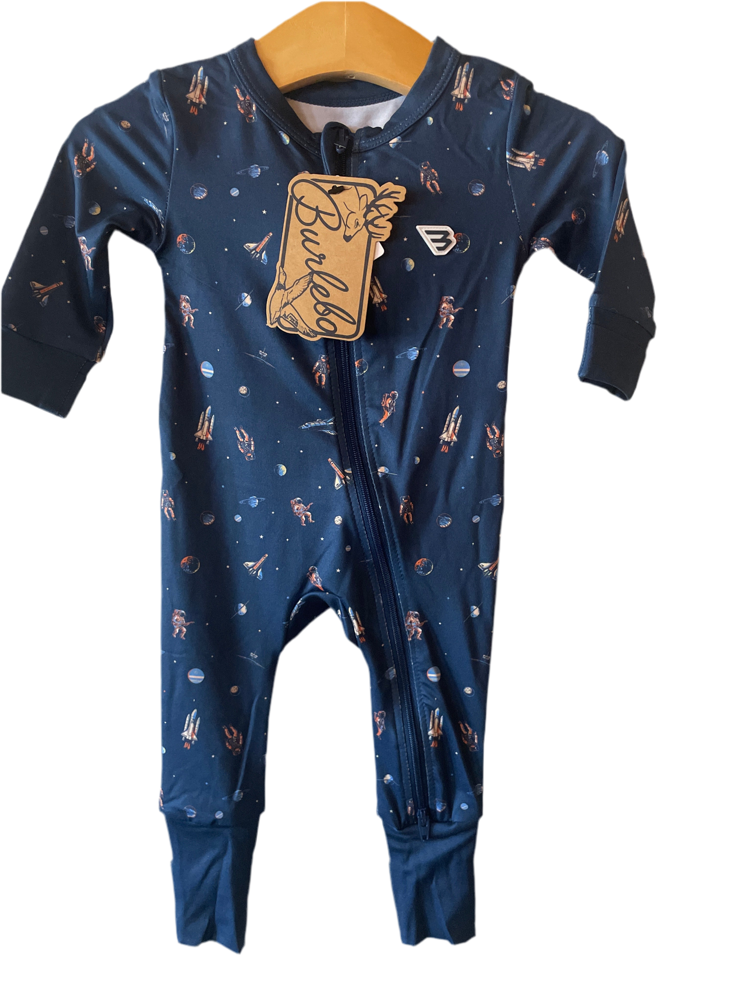 Burlebo | Baby Zip Up | To The Moon