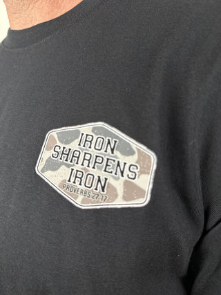 Burlebo | Tee | Iron Sharpens Iron | Black