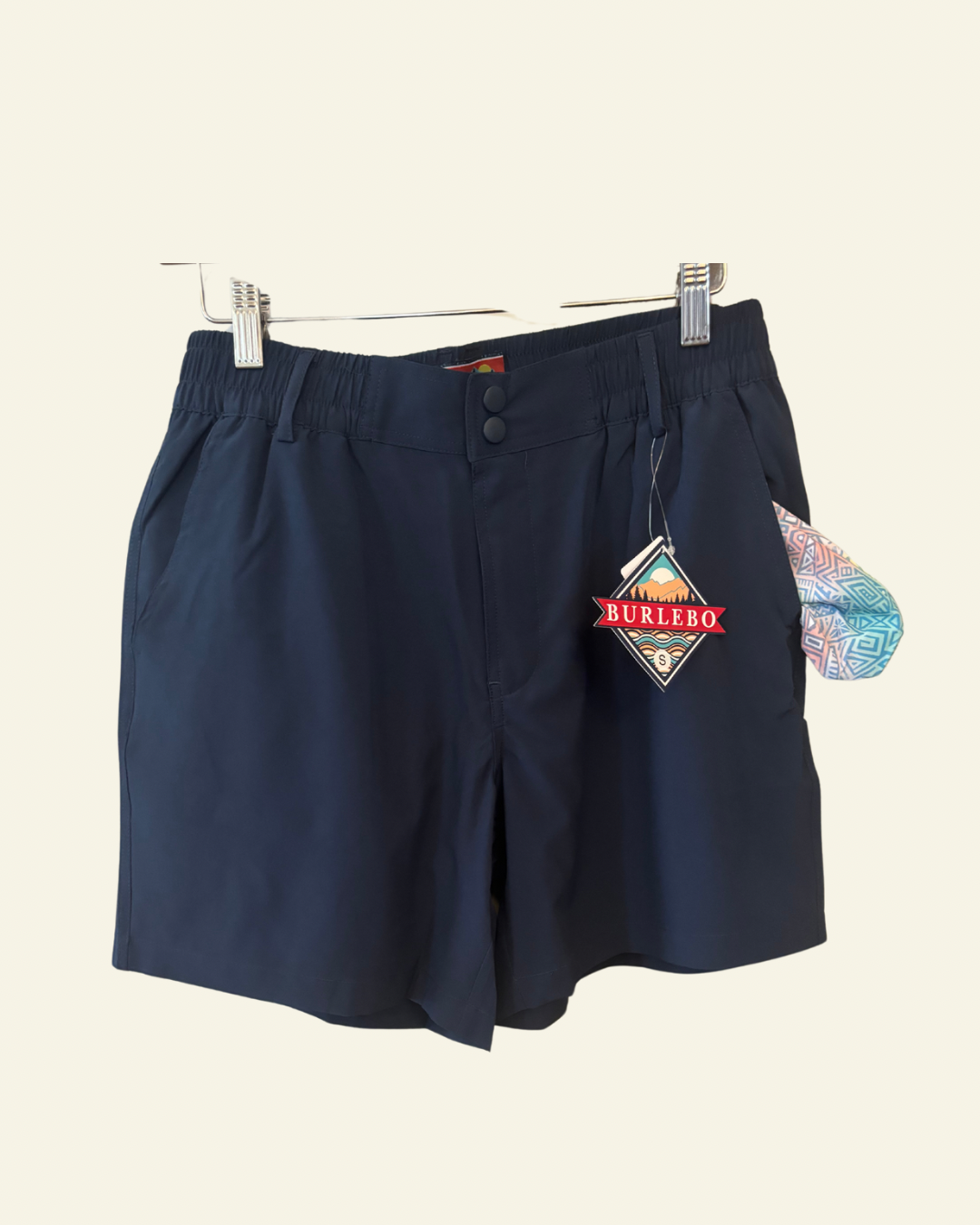 Burlebo | Everyday Short | Deep Water Navy Mayan Pocket 7" The Original
