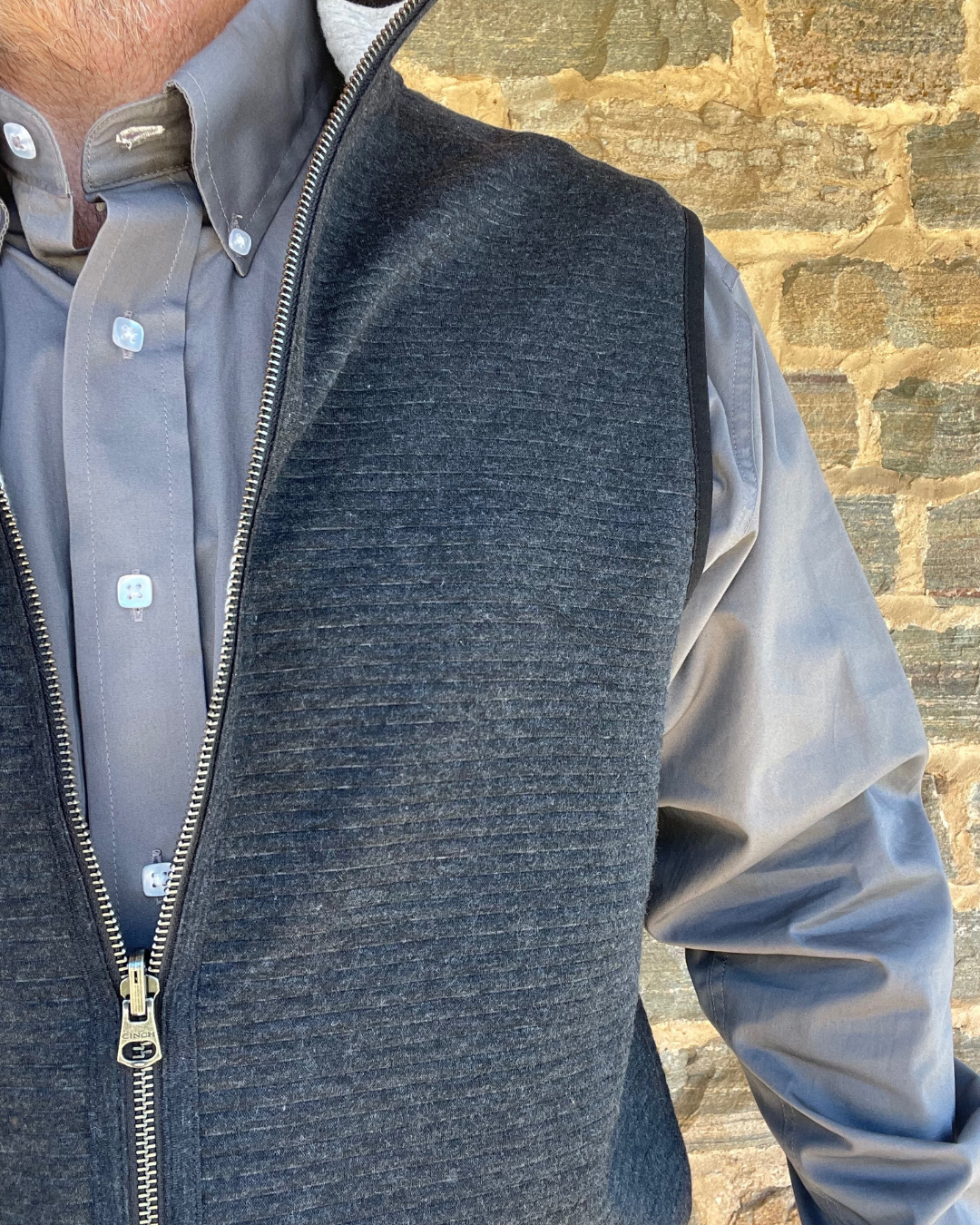 CINCH | Mens Reversible Vest | Black