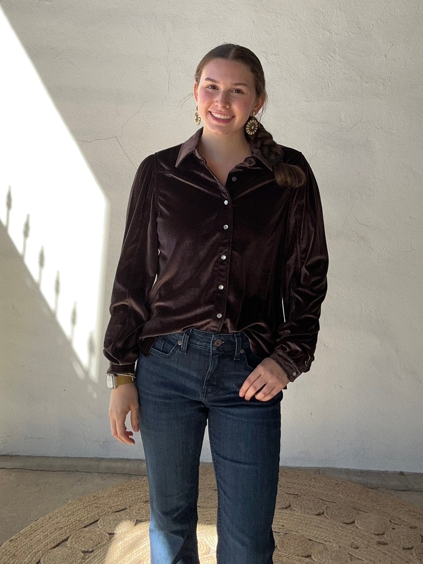 Women's Long Sleeve | Brown Velvet