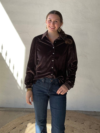 Women's Long Sleeve | Brown Velvet