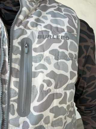 Burlebo | Puffer Vest| Classic Deer Camo