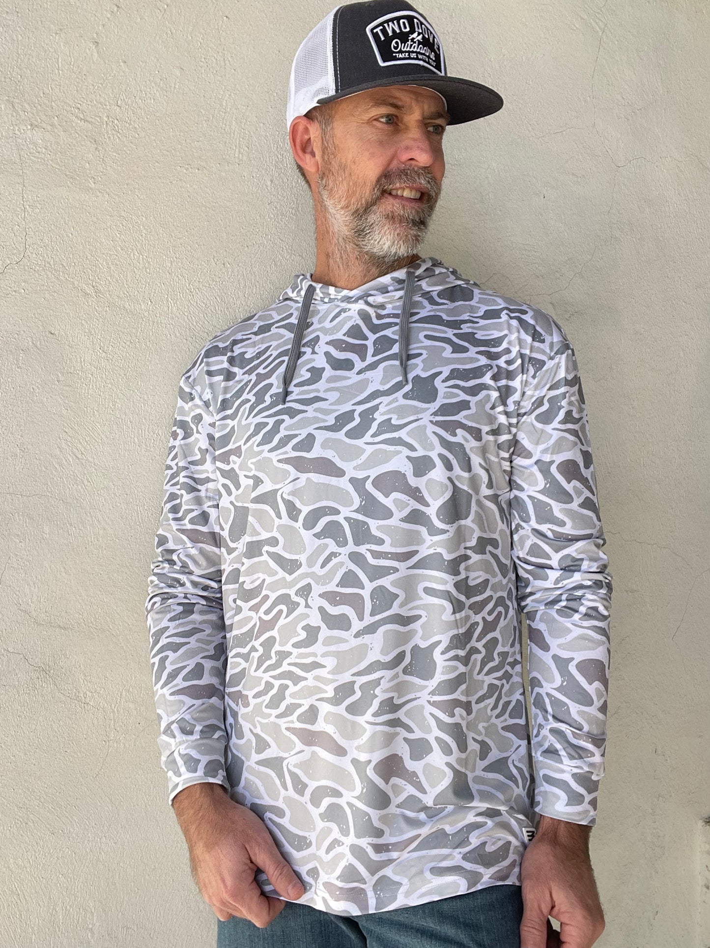 Burlebo | Performance Hoodie | White Camo
