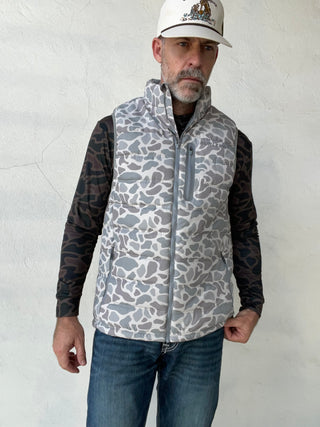 Burlebo | Puffer Vest| Classic Deer Camo