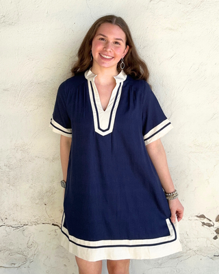 Shore Mini Dress | Navy