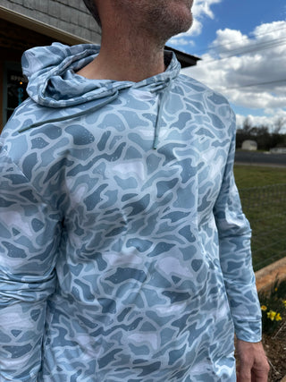 Burlebo | Performance Hoodie | Seaside Camo
