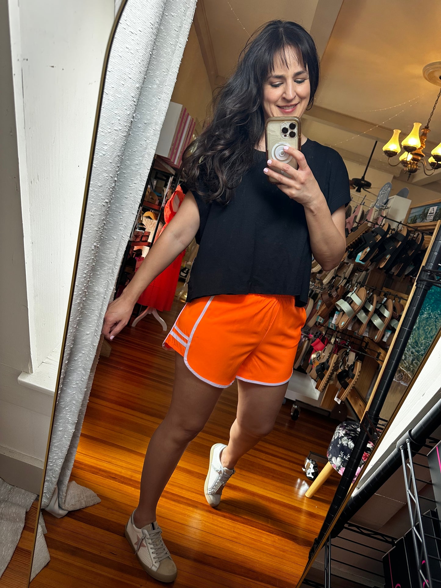 Highlighter Shorts | Bright Orange
