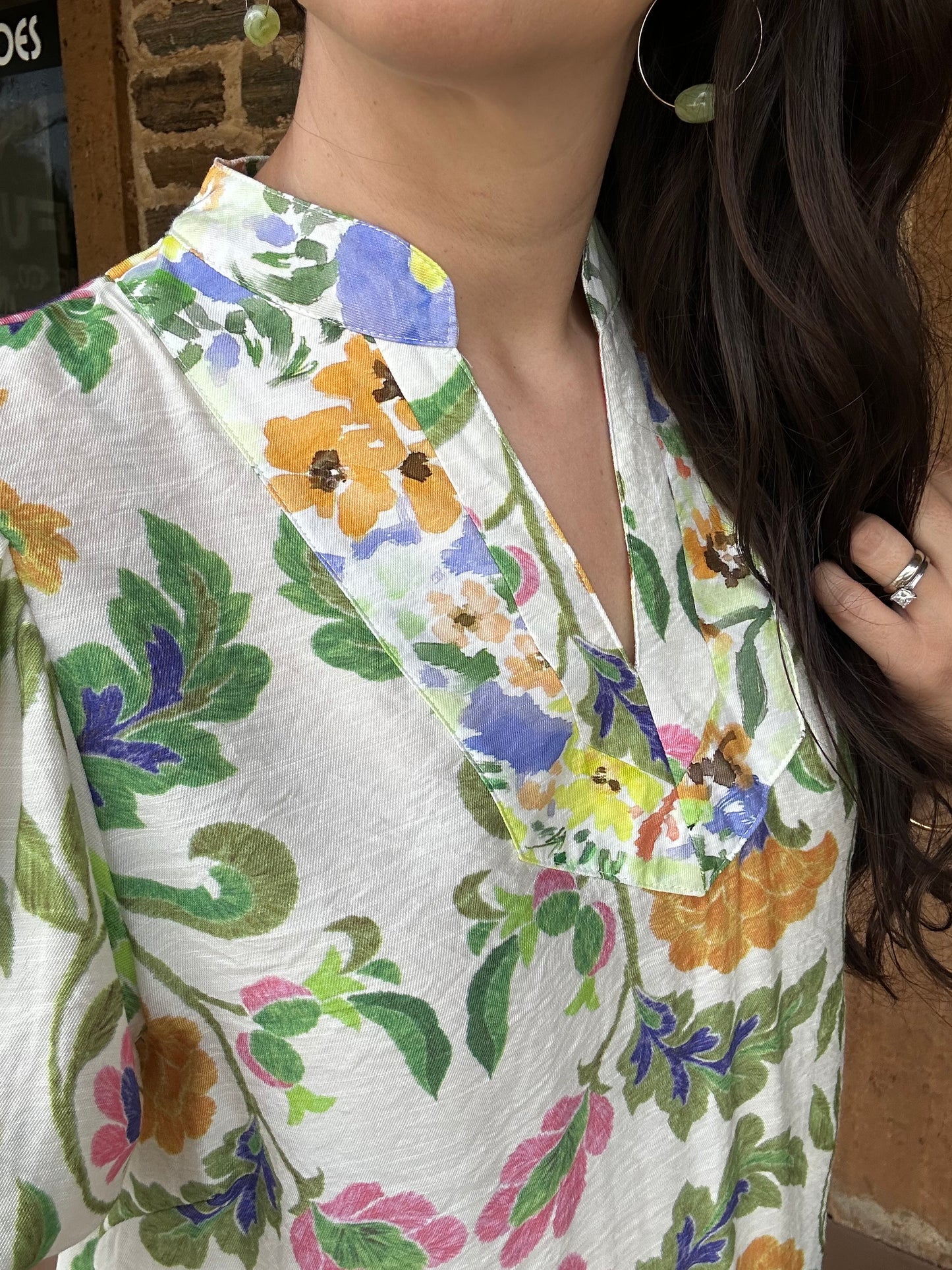 Maritza Short Sleeve Top | Green
