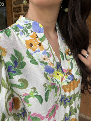 Maritza Short Sleeve Top | Green