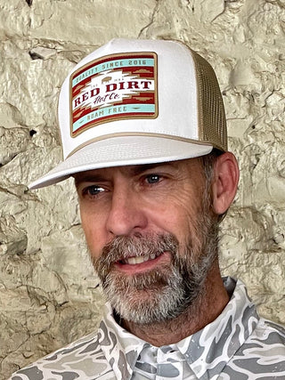 Red Dirt Hat - Desert Grit - White