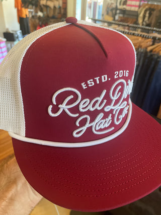 Red Dirt Hat - Lariat | Burgundy White