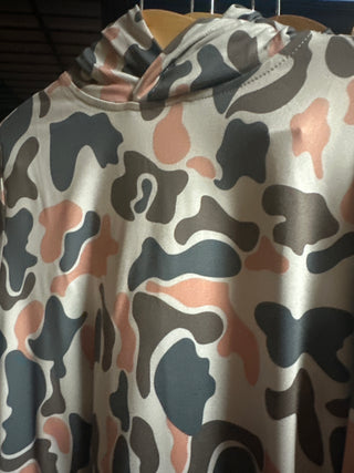 Burlebo | YOUTH | Performance Hoodie | Vintage Camo