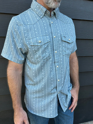 Burlebo | Performance Western Shirt | Ranch Sage