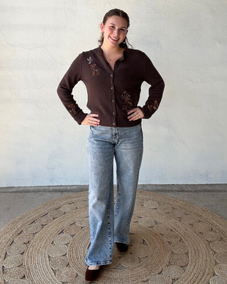Deep in the Woods Cardigan | Chocolate