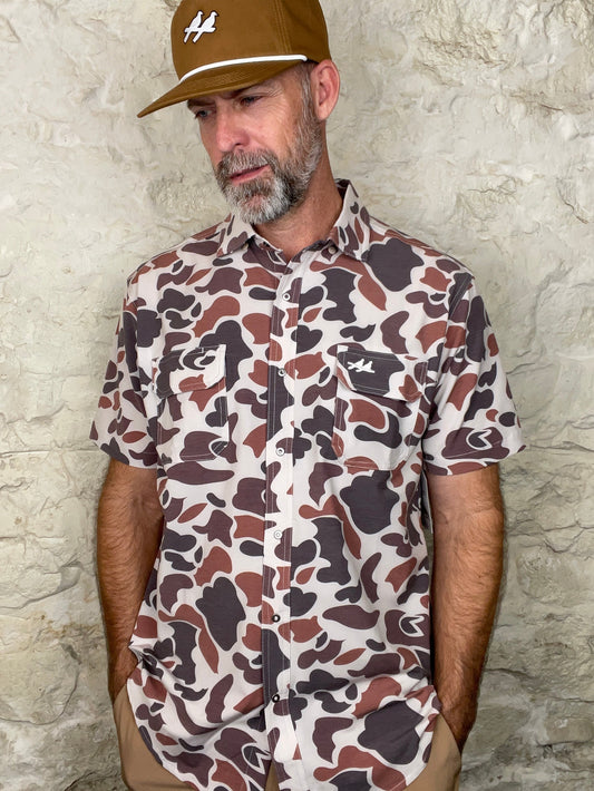 Two Dove Outdoors | The Rio Short Sleeve | Boone Vintage Camo