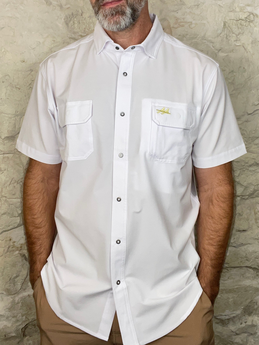 Two Dove Outdoors | The Rio Short Sleeve | White