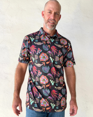 Sendero | High Noon Performance Polo | Electric Desert