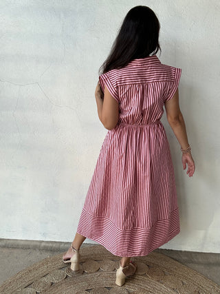 Miami Midi Dress | Camel PInk