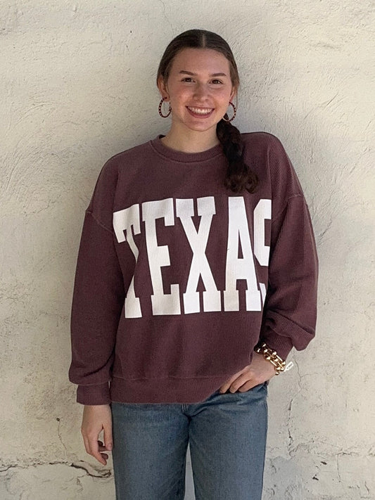 Texas Long Sleeve | Burgundy