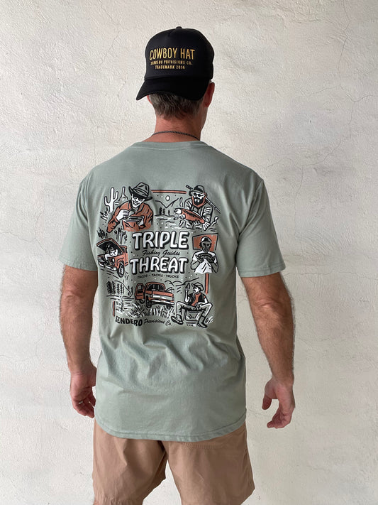 Sendero | Triple Threat Tee | Laguna