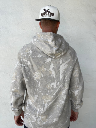 Burlebo | Vintage Washed Fleece Hoodie | Drifter Camo