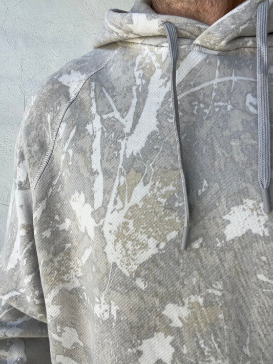 Burlebo | Vintage Washed Fleece Hoodie | Drifter Camo