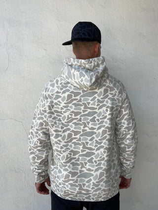 Burlebo | Vintage Washed Fleece Hoodie | Classic Deer Camo