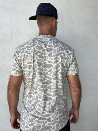 Burlebo | Vintage Washed Tee | Classic Deer Camo