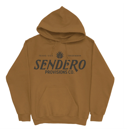 Sendero | Logo Hoodie Men's Sweatshirt | Goldenrod