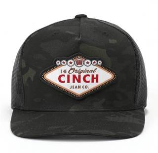 Cinch Mens Trucker Cap | Black Vegas Inspired