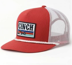 Cinch Mens Trucker Cap | Red