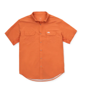 Two Dove Outdoors | The Rio Short Sleeve | The Travis Orange