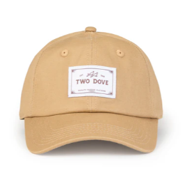 Two Dove Outdoors Cap | Unstructured Woven Patch Tan