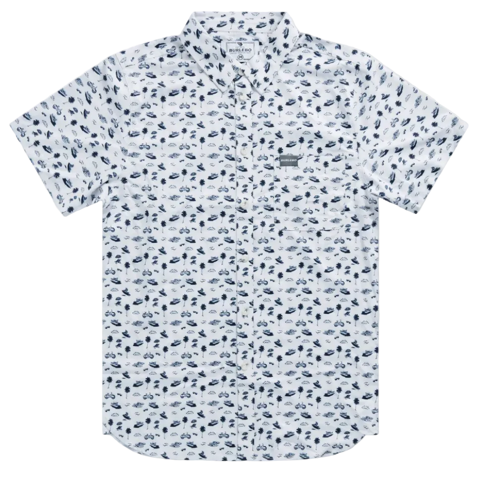 Burlebo | Performance Button Up | On the Water