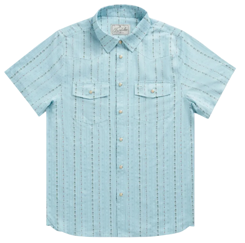 Burlebo | Performance Western Shirt | Ranch Blue Jean