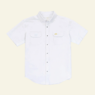 White button-up shirt on a white background