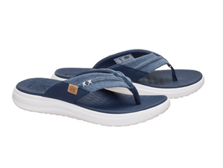 HEYDUDE | Men | Finn Flip | Braided Navy