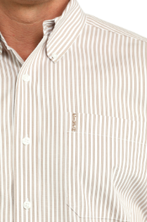 Cinch | Modern Fit | Mens Print Long Sleeve | Stripes