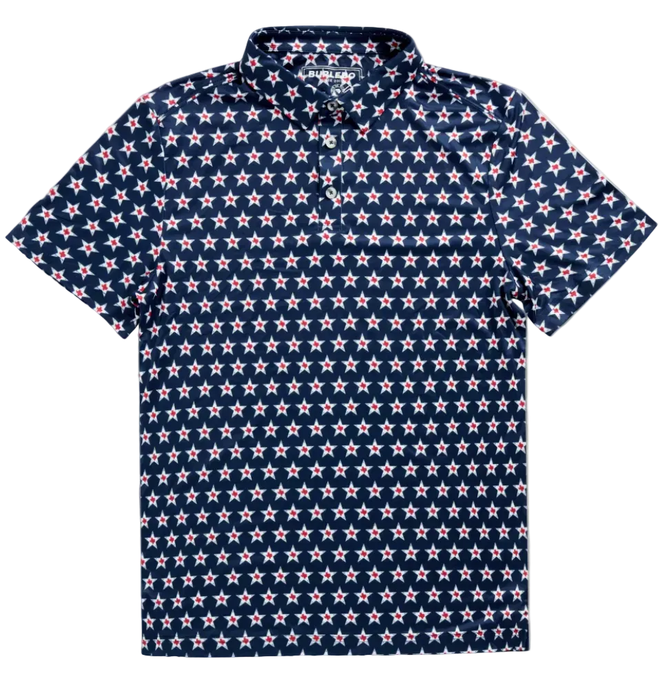 Burlebo | Performance Polo | Texas Vintage Navy