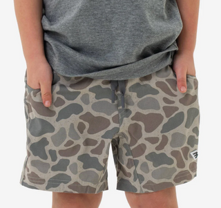 Burlebo | YOUTH | Athletic Short | Classic Deer Camo