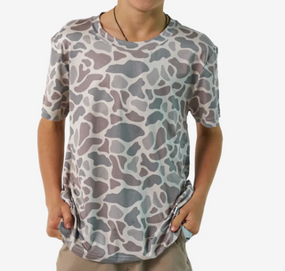 Burlebo | YOUTH | Go To Tee | Classic Deer Camo