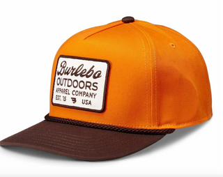 Burlebo | Cap | Blaze Outdoors | Orange + Brown Bill