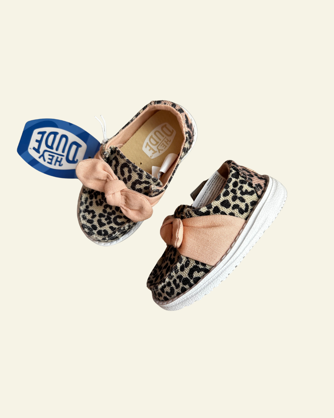 HEYDUDE | Toddler | Wendy Bow Leopard Print