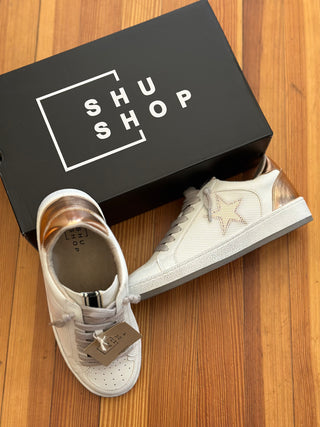 Shu Shop | Regina Sneaker | Rose Gold